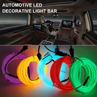 new 1m 4m car led strip lights 12v automotive multicolor car interior lights waterproof flexible decorative ambient light strip