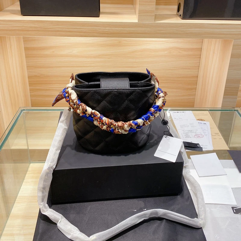 

With Logo Bags for women Leisure Simplicity Solid Color Diamond Lattice Multifunctional Handbag Genuine Leather One Shoulder Bag