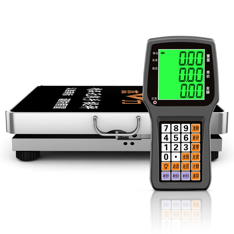 

Wireless Electronic Weighing Platform Scale Accurate 300kg Portable Commercial Scale Portable Separated Express Scale