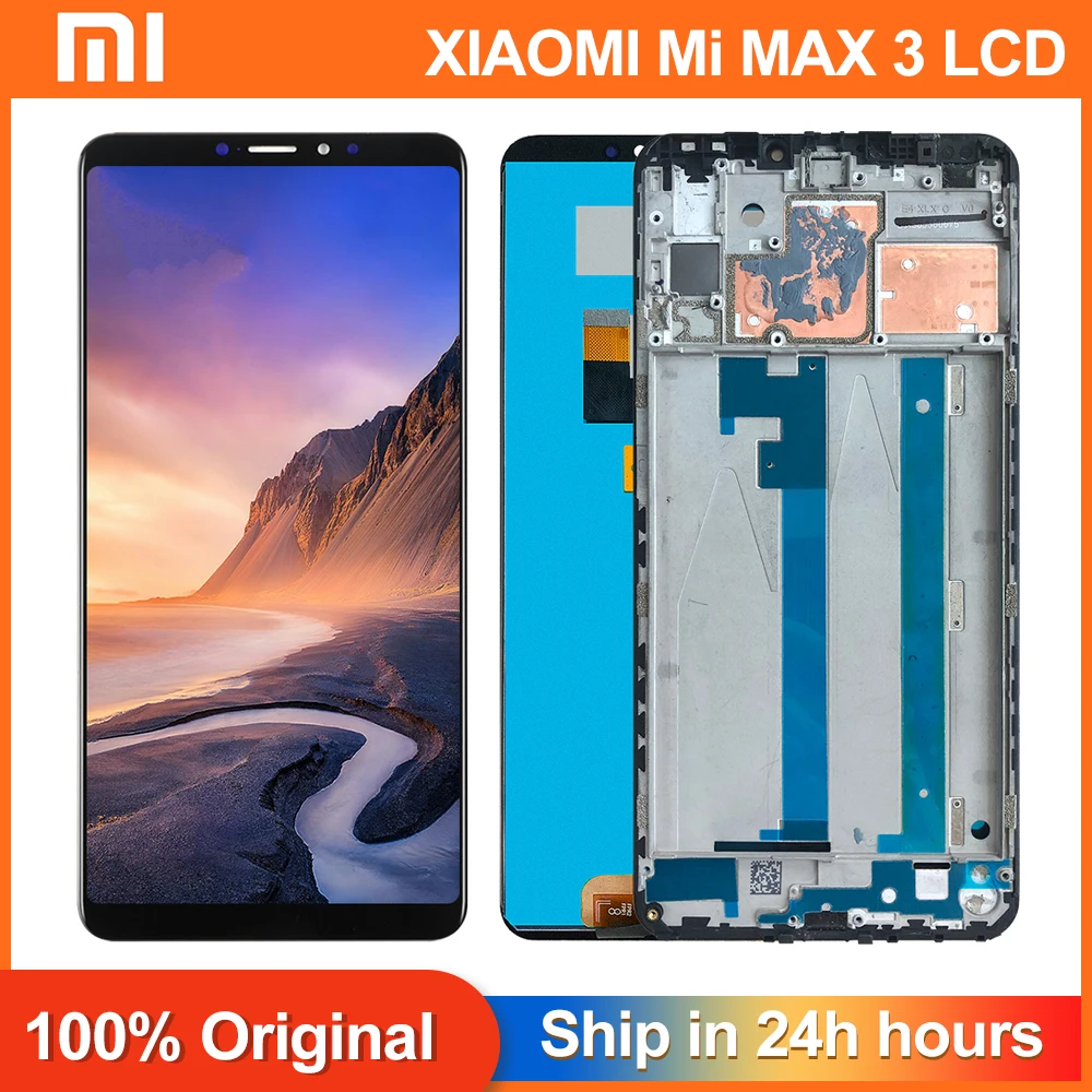 Оригинальный ЖК дисплей 6 9 дюйма для Xiaomi Max 3 MI Max3 с рамкой сенсорная панель
