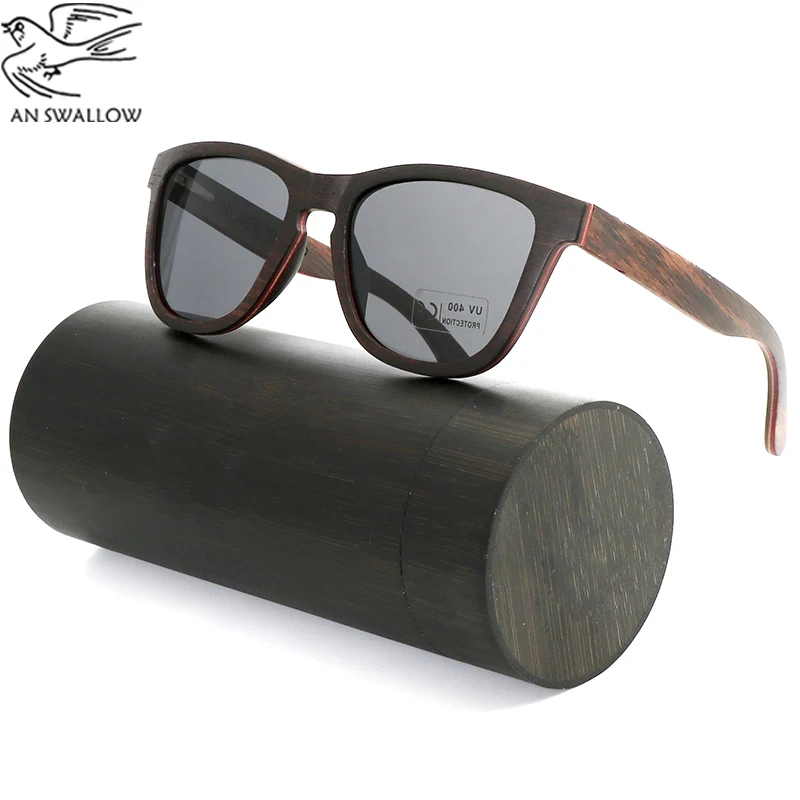Новые солнцезащитные очки из черного дерева | Поляризованные мужские UV400