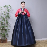 2021 summer new hanbok womens korean group dance long skirt traditional palace improved korean costume adult