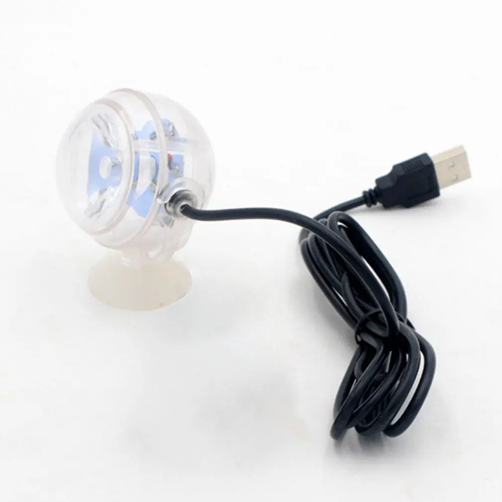 

Small Size Aquarium Waterproof LED Spotlight Submersible Light Convex Lens Suction Cup Fish Tank Decorative Lamp Indoor Lighting
