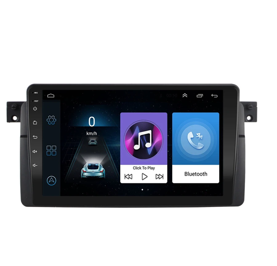 Автомобильная стереомагнитола 9 дюймов GPS WIFI Mirror Link Android 9.1 RAM 2GB ROM 32GB OBD для BMW E46 M3