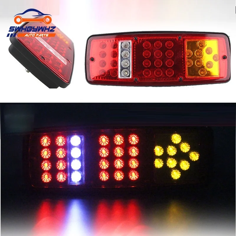 

Durable Waterproof LED Tail Light for Truck Trailer ATV Caravan Rear Brake Light Stop Reverse Lamp Car Light Assembly