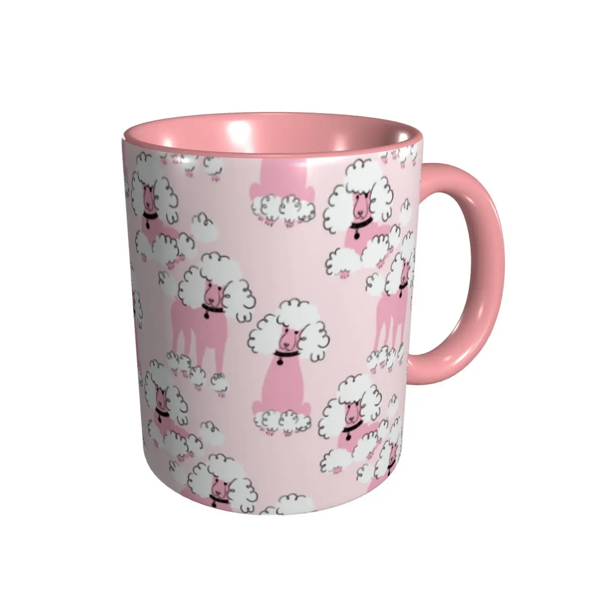 

Ceramic Cup Classic Curved Cup, with smooth curve and high temperature resistant frosted coffee cup gift cup 330ml.