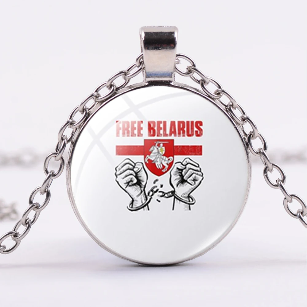 Азиатских Республика Беларусь Национальный ожерелье &quotэмблема&quot Белые