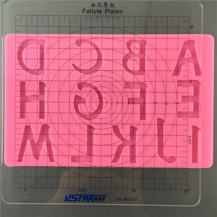 Силиконовые формы для букв/алфавита клейкая паста Шоколадные инструменты