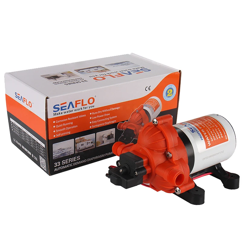 Мембранный насос SEAFLO 33 серии 3.0GPM 45PSI автоматическая система водоснабжения 24 В