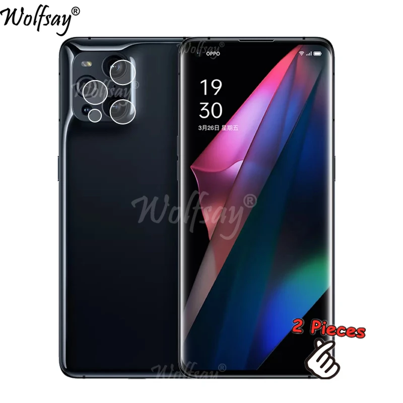

2PCS Nano Camera Glass For Oppo Find X3 Pro Lens Screen Protector For Oppo Find X3 Pro Tempered Glass For Oppo Find X3 Pro 6.7"