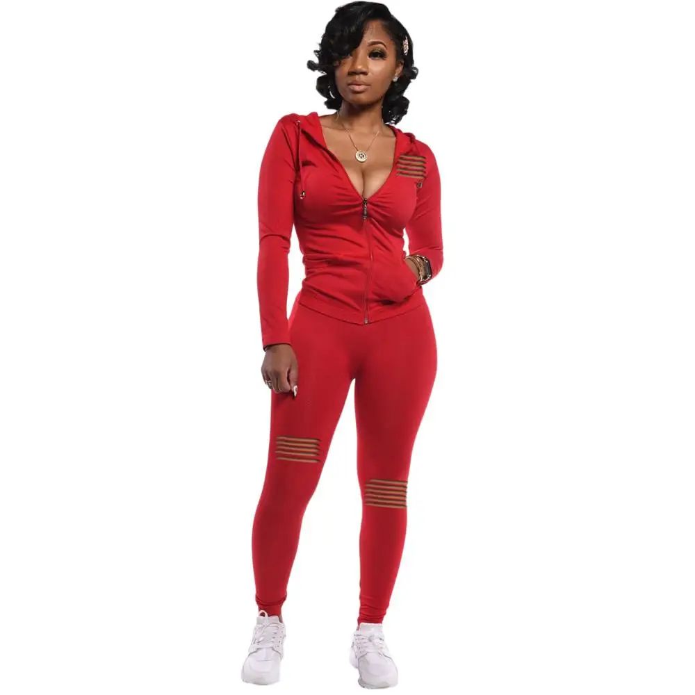 Спортивный костюм Adogirl Женский Повседневный однотонный свитшот с длинным