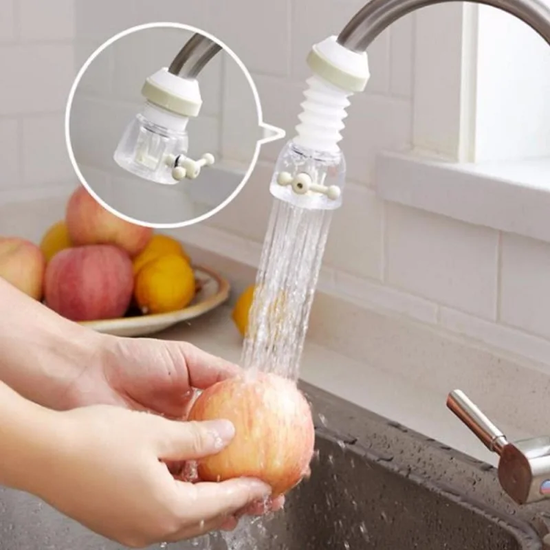 

JOYLIVE Universal Splash-proof Faucet Shower Head 360 Degree Rotatable Spray Head Water Tap 3 Modes Adjustable Kitchen Faucet