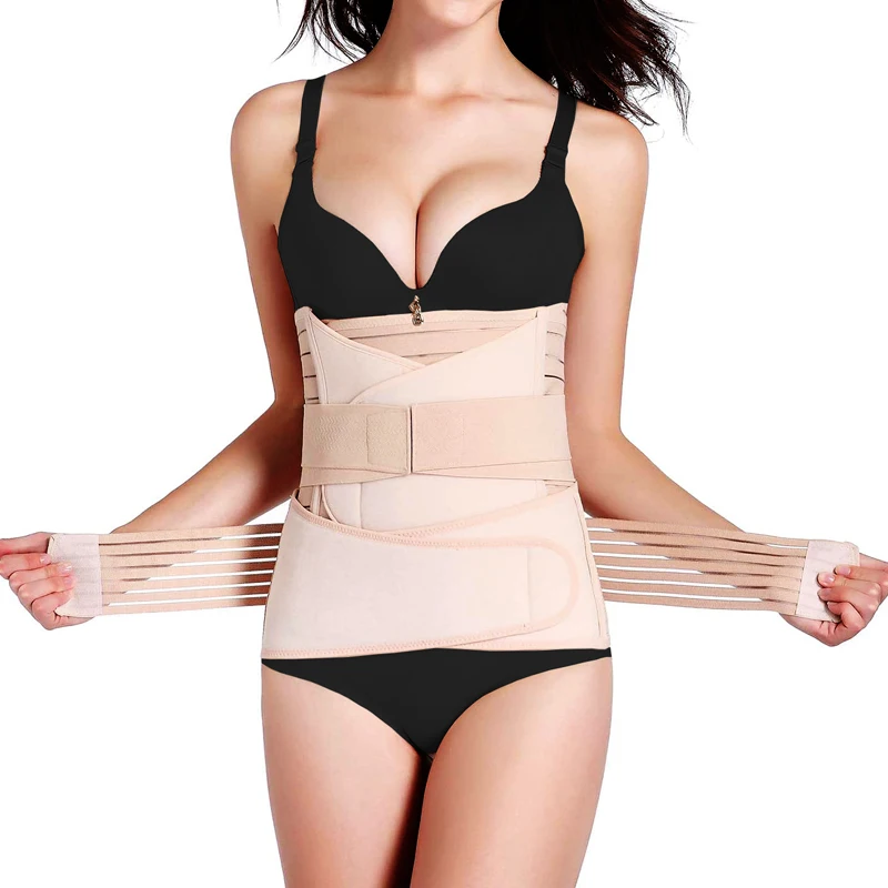 

Послеродовая повязка на живот 3 в 1 Twinso, тренажер талии, таза, обертка, живот, Корректирующее белье, Корректирующее белье, утягивающее белье, п...