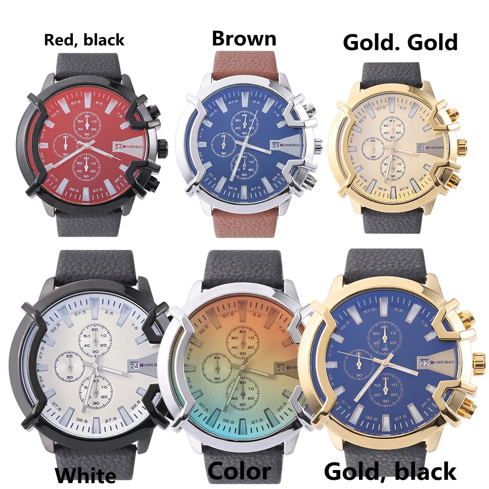 Часы мужские кварцевые с хронографом Брендовые спортивные креативные деловые