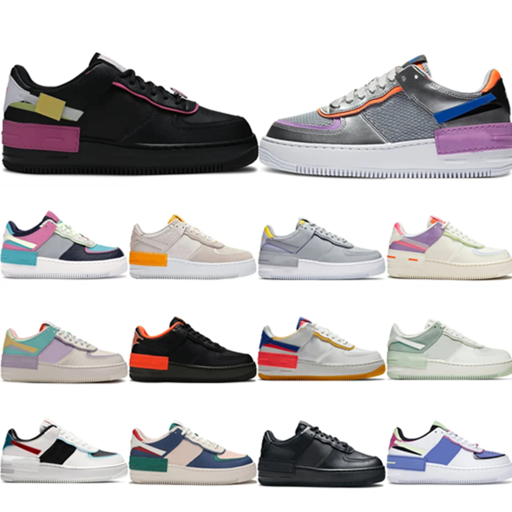 

2021 Men Women Skateboard Shoes Shadow Triple White Glacier Spruce Aura Pink Washed Coral Particle Grey Mens Outdoor Sneakers