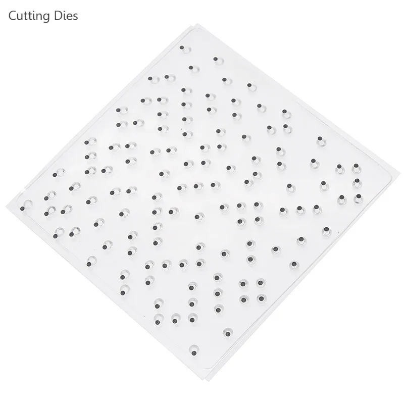 Прозрачные марки с маленькими круглыми точками для скрапбукинга своими руками