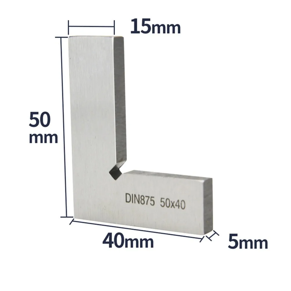 

Квадратная линейка с плоскими краями 90 градусов для инженерной точности, L-образная плотничная линейка, маркировочный манометр, 5 размеров