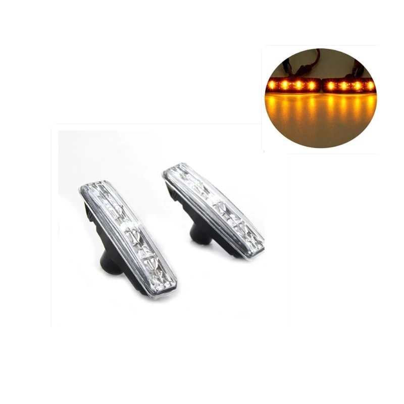 2 шт. Передняя прозрачная/дымовая линза указатель поворота светильник боковой