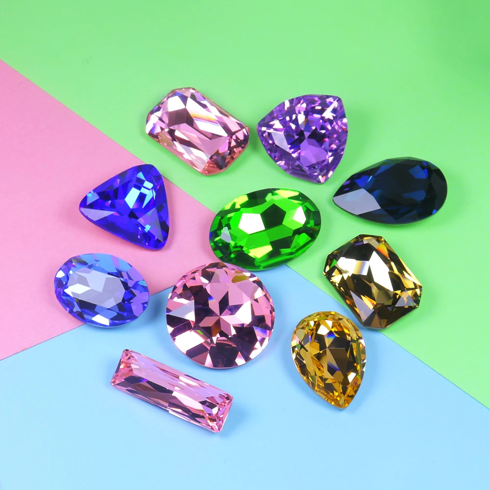 Разные Стразы для шитья одежды разные цвета 20-30 мм 10 шт. | Дом и сад