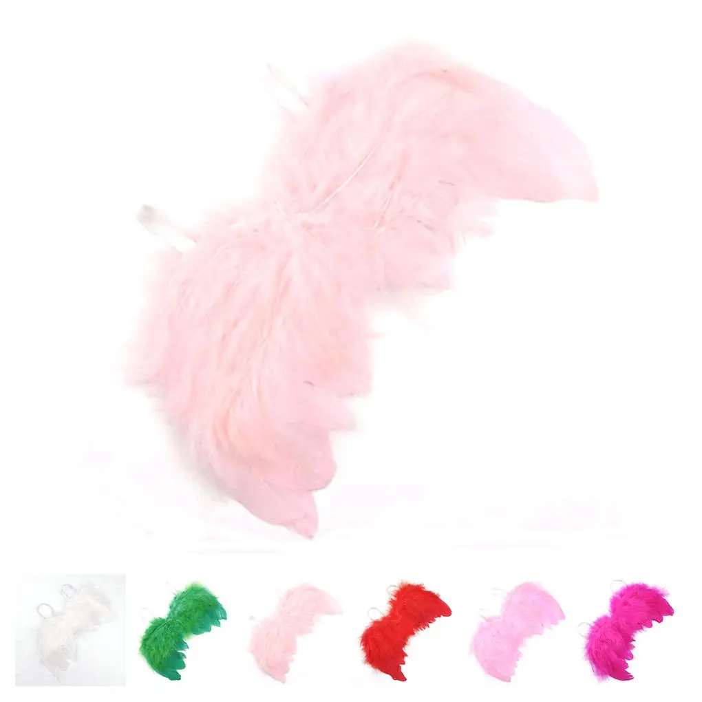 

Baby Solid Color Angel Feather Wing Newborn Angel Wing Costume Photo Photography Prop Outfits Girls Boys Baby Photograph Props