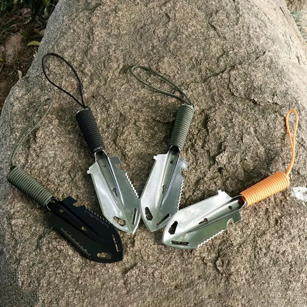 

Hiking Trowel Multi-purpose Fine Polishing Accessory Camping Backpacking Portable Trowel with Carrying Pouch for Outdoor Tools