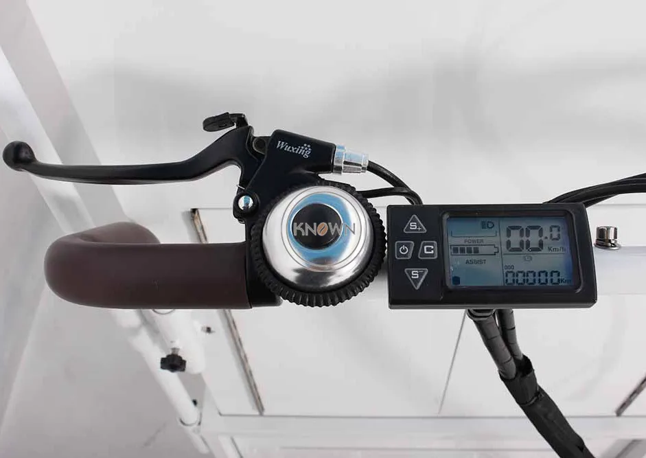 Передвижной грузовой велосипед для мороженого Электрический трехколесный