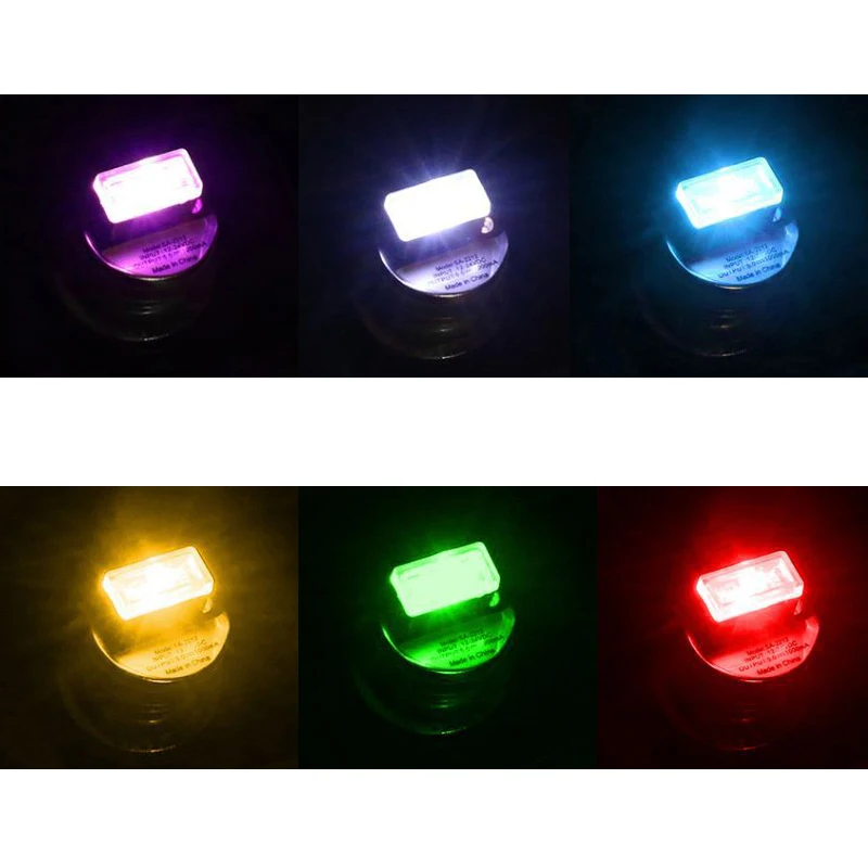 CARCTR зарядных порта USB для автомобиля атмосферу светильник s окружающей среды