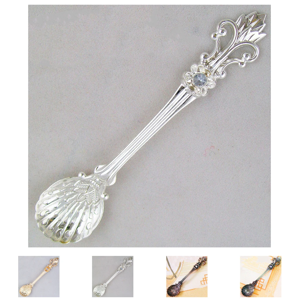 Кофейная ложка Iris в стиле ретро резная кофейная посуда для чая и мороженого | Дом