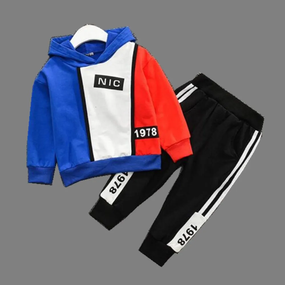 2018 осенне-зимняя детская одежда рубашки с длинными рукавами + штаны модный