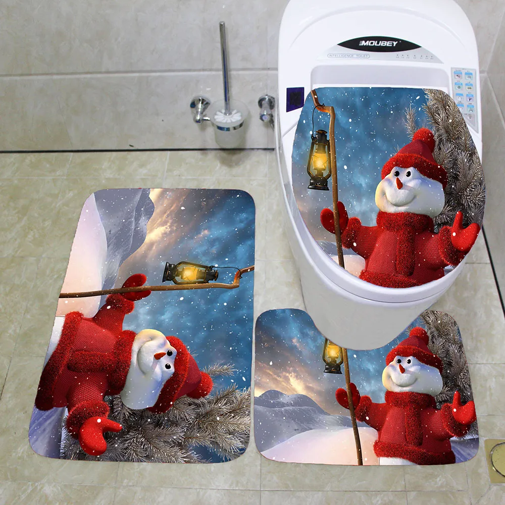 3 шт./компл. рождественские украшения с принтом изображениями героев