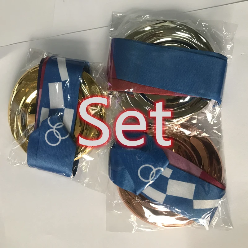 Медали 2020 золото серебро бронза металл Craf 85 мм значок с лентой|Безвалютные