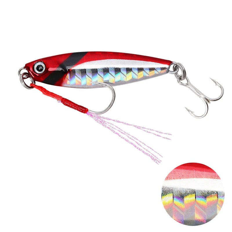 

TSURINOYA 8pcs Shore Jig 7g 14g Freshwater Saltwater Fishing Lure Trout Bass Bait Long Casting Metal Lure