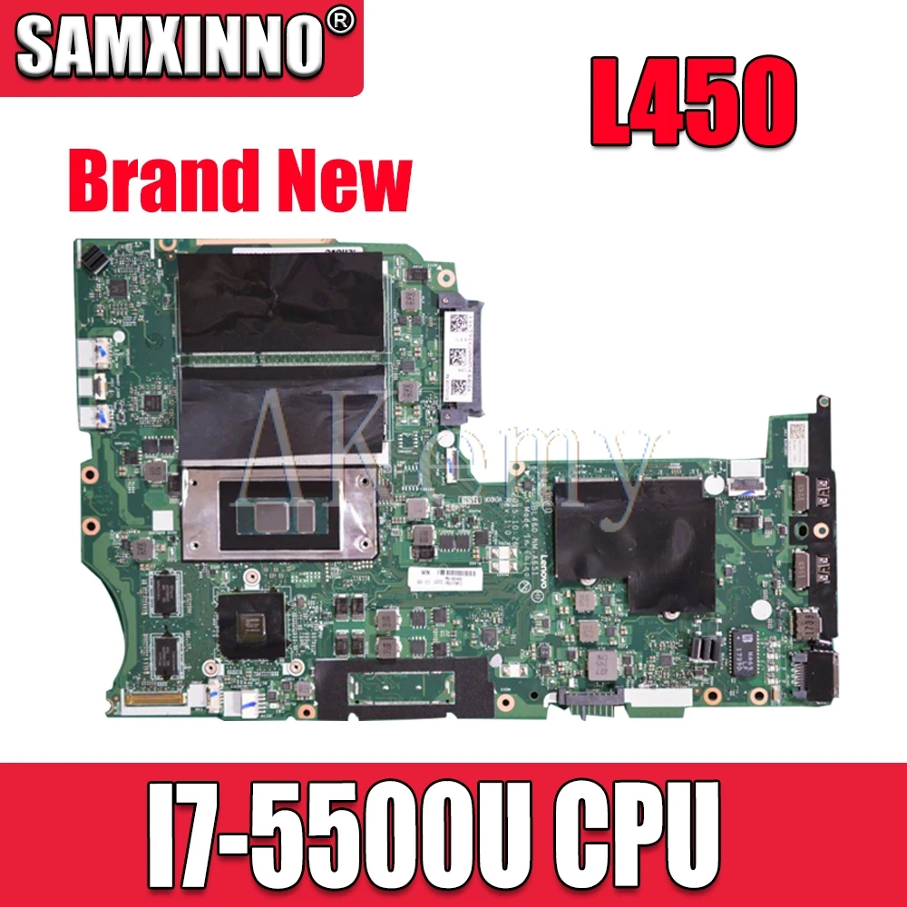 Laptop motherboard For Lenovo Thinkpad L450 NM A351 00HT693 Mainboard Core I7 5500U 216 0856030 TESTED DDR3|Материнские платы| |