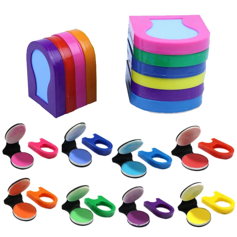 

2Box Hair Color Portable Hair Chalk Powder DIY Temporary Pastel Hair Dye Color Paint Pastels Salon Styling(1Box8colors)