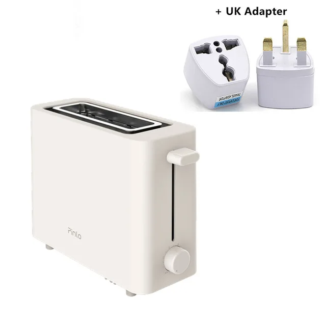 Add UK Adapter Xiaomi Pinlo PL-T050W1H тостер 500 Вт Электрический автоматический быстрый нагрев машина для хлеба Мини Многофункциональный тостер для хлеба - Цвет: Add UK Adapter