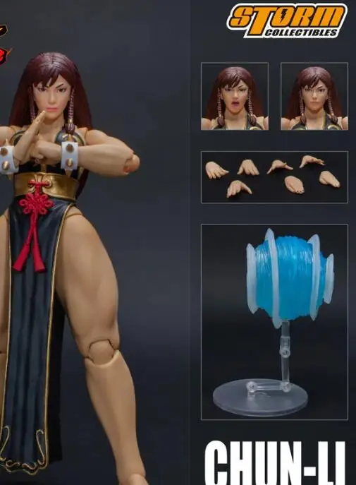 Игрушки от Storm насильственного отбеливающая серия chun li Ion аккумулятор 1/12 фигурку