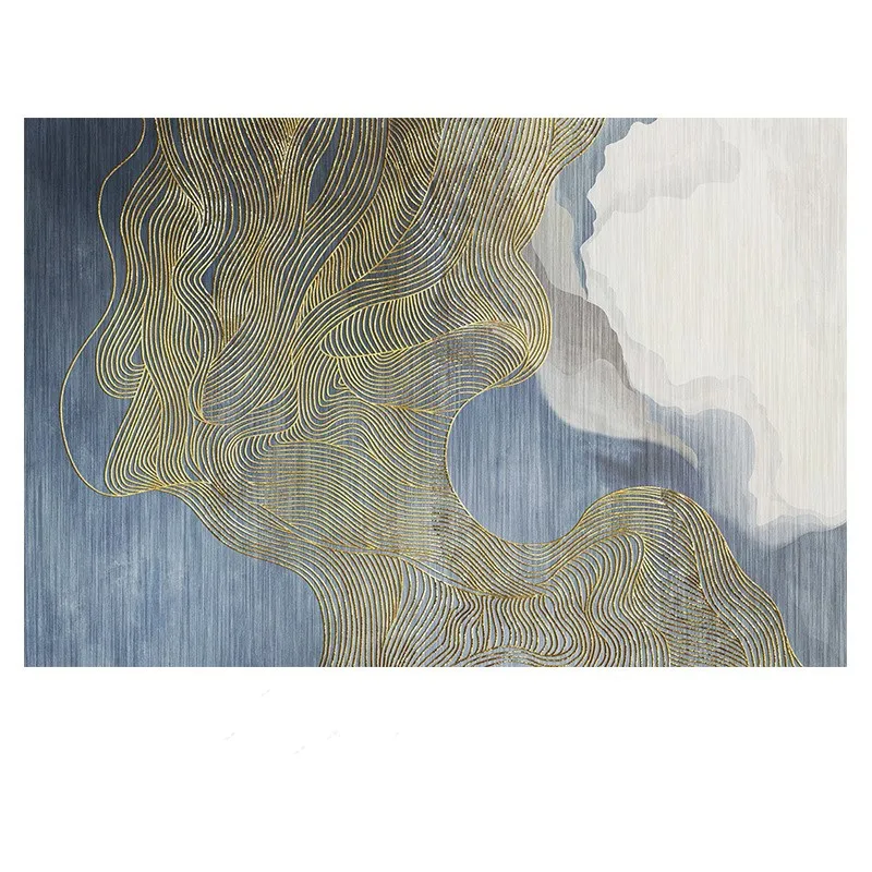 Новый китайский скандинавский ковер современный домашний офисный кофейный