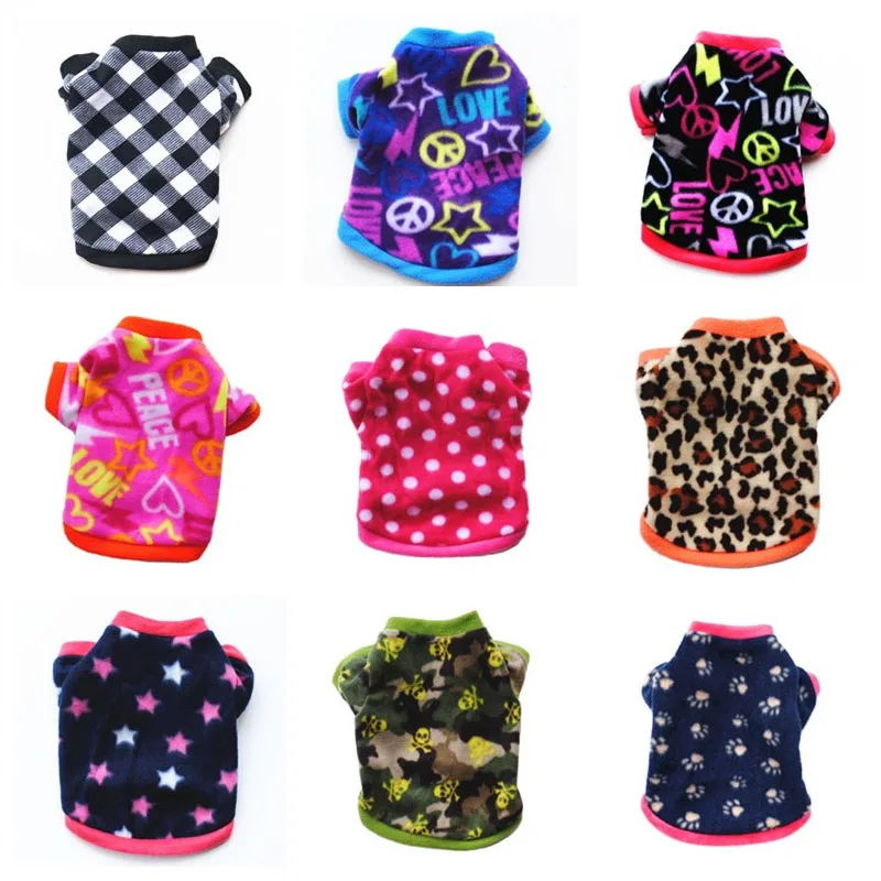 Повседневные толстовки для кошек на зиму уютные флисовые Домашние животные