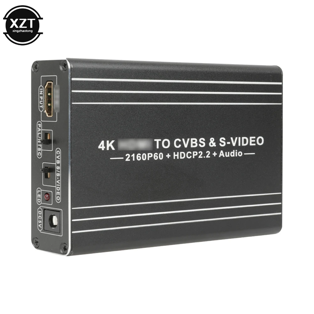 HDMI-compatible 2.0b TO AV SVIDEO Adapter 4K 60hz 576i 480i FHD CVBS Video AUDIO 3 RCA Converter hdcp2.2 1080p 21660P NTSC PAL |