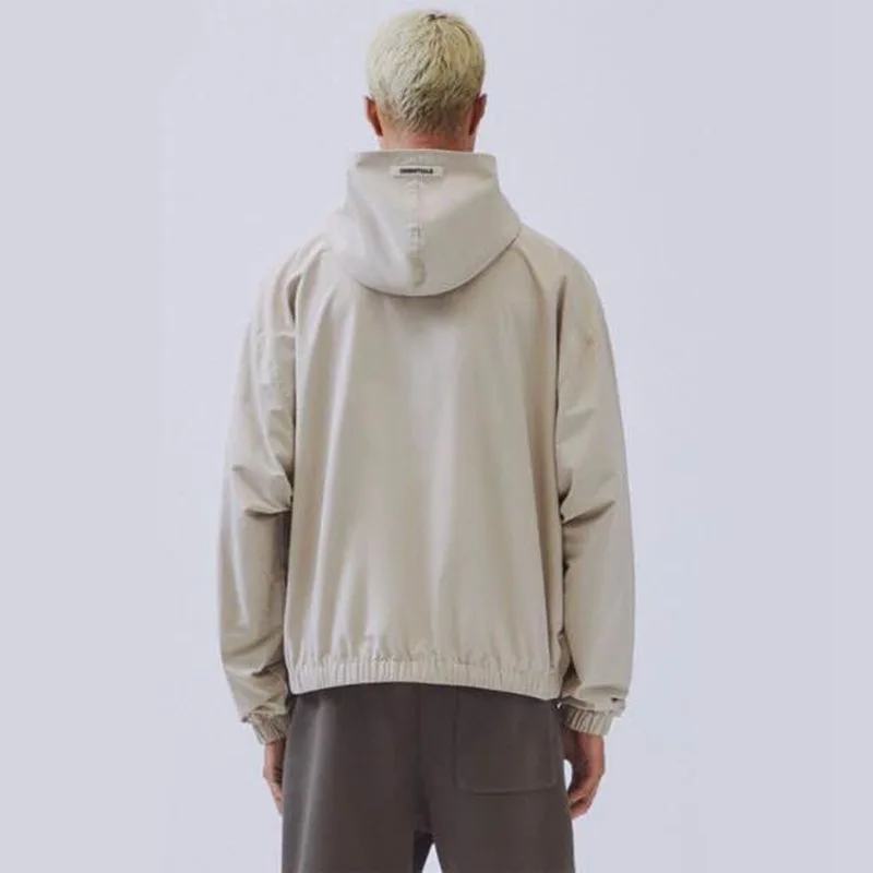 

FOG Zipper Hoodie High Street Jacket Hooded Jacket Windbreaker 2021 Streetwear Harajuku Graphic for Men Clothing