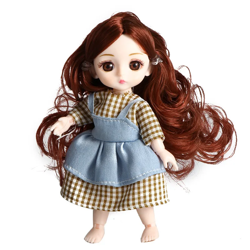

Gift box boxed sd dress-up Adjustable joints bjd doll 16cm simulation doll girl toy princess doll