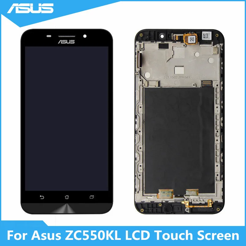 Для ASUS ZC550KL lcd дигитайзер сенсорный экран в сборе с рамкой для Asus ZC550KL lcd сенсорный экран Замена сборки