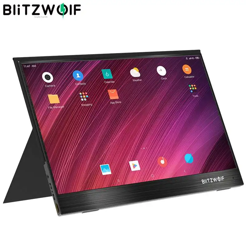 BlitzWolf BW-PCM3 15,6 дюймов сенсорный FHD 1080P Тип C портативный компьютер ЖК-монитор игровой дисплей экран для смартфона ноутбука