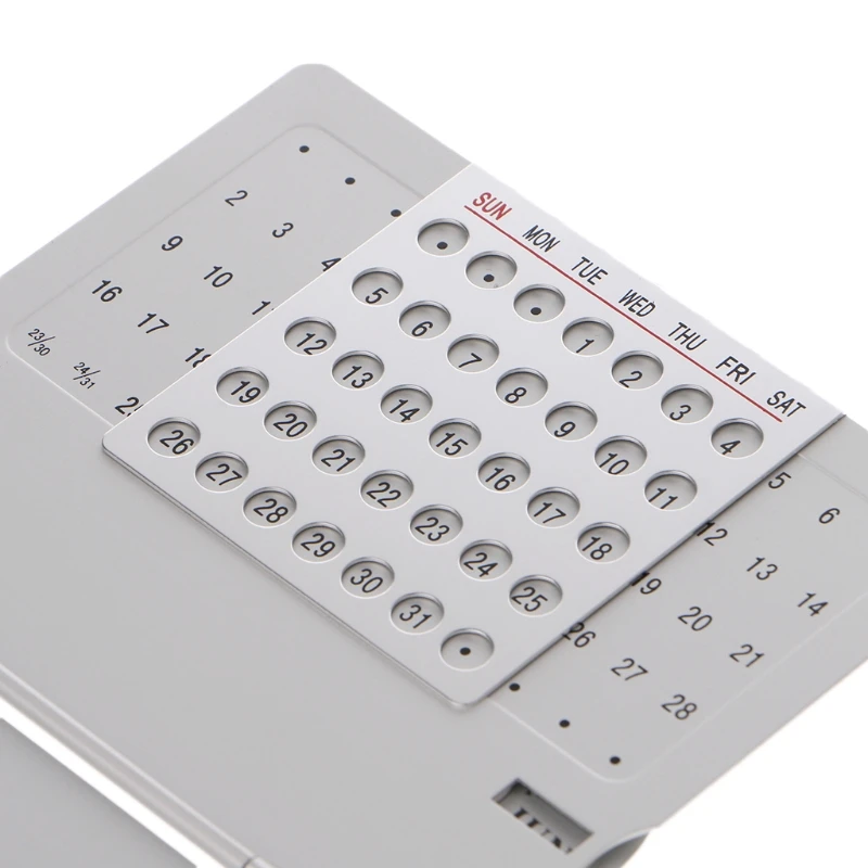 

Super Perpetual Unique Adjustable Desk Calendar Office Supplies Hand Set DIY