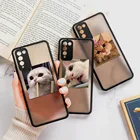 Чехол для телефона с милым котом для 11 iPhone Funda iphone 12 Pro Max Mini, чехол для Apple iPhone X XS XR 6S 7 8 Plus X XS Max, жесткие чехлы из поликарбоната