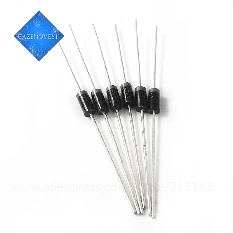 

100pcs/lot SF28 Super Fast Rectifier Diode 2A 600V DO-15 In Stock