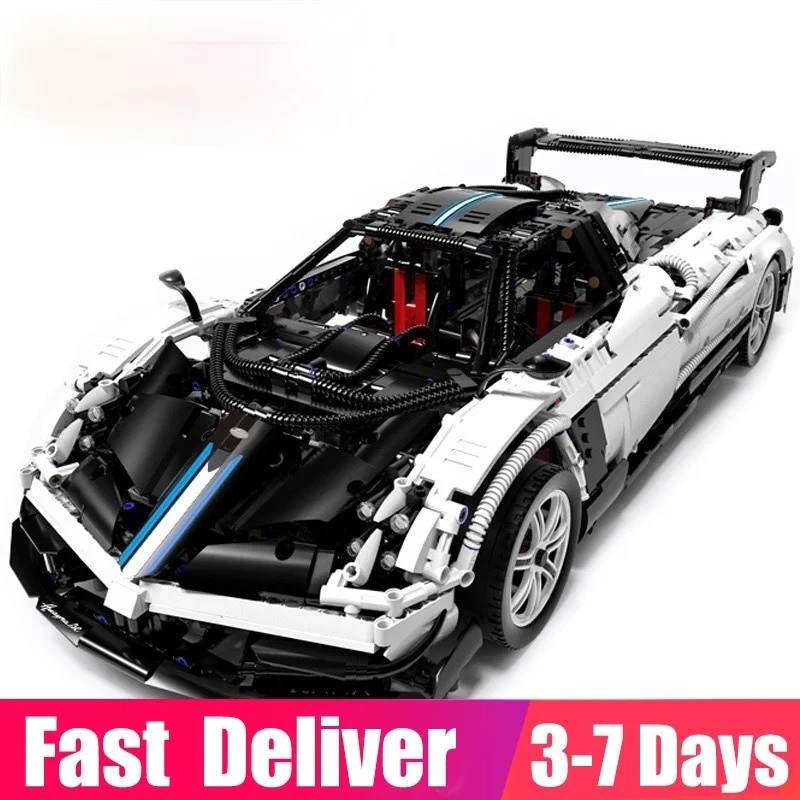 

IN Stock 97910 Pagani Huayra BC Roadster 1:8 Racing Car Model Building Blocks Bricks Toy for Boys Diy Christmas Gifts
