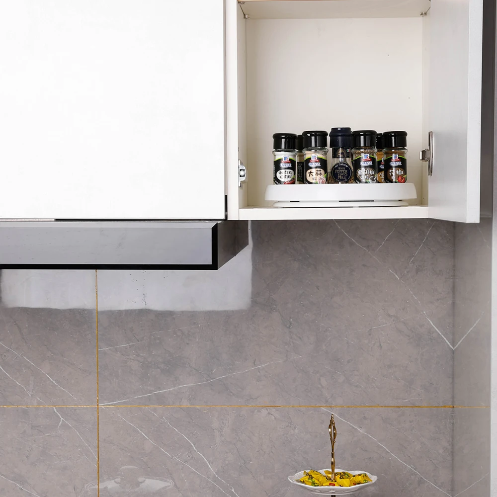 Вращающаяся полка для хранения приправ нескользящий шкаф кладовой ленивый