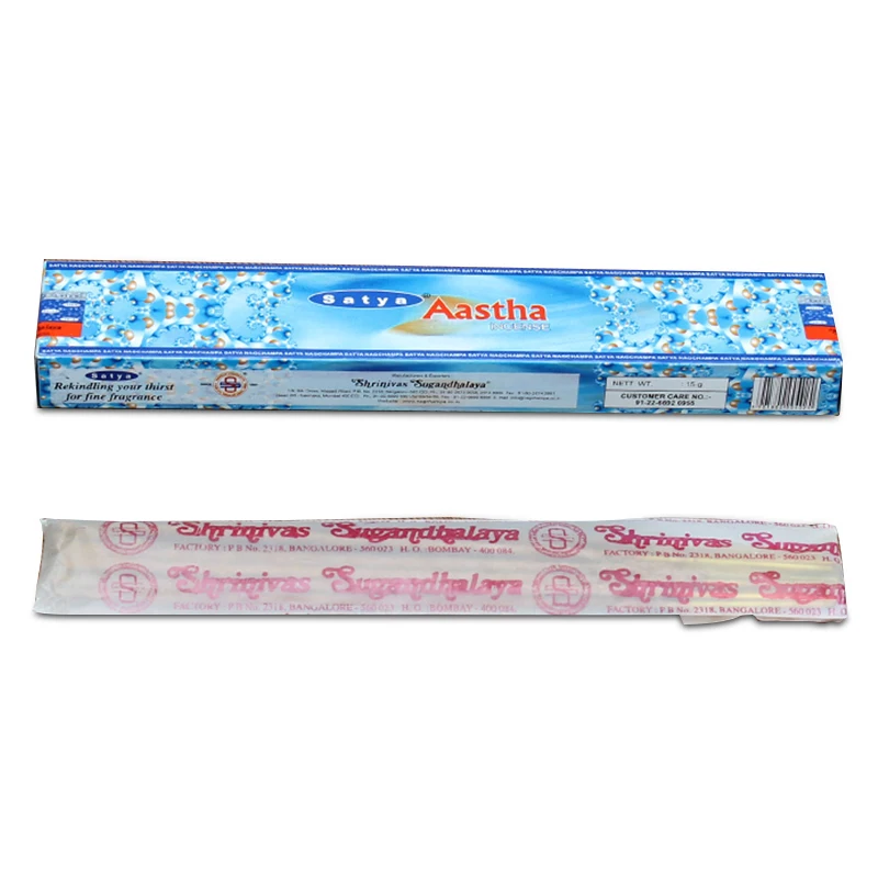 Satya Индийские благовония Nag Champa ладан палочка Саи Баба медитация домашний сандаловое дерево благовония E