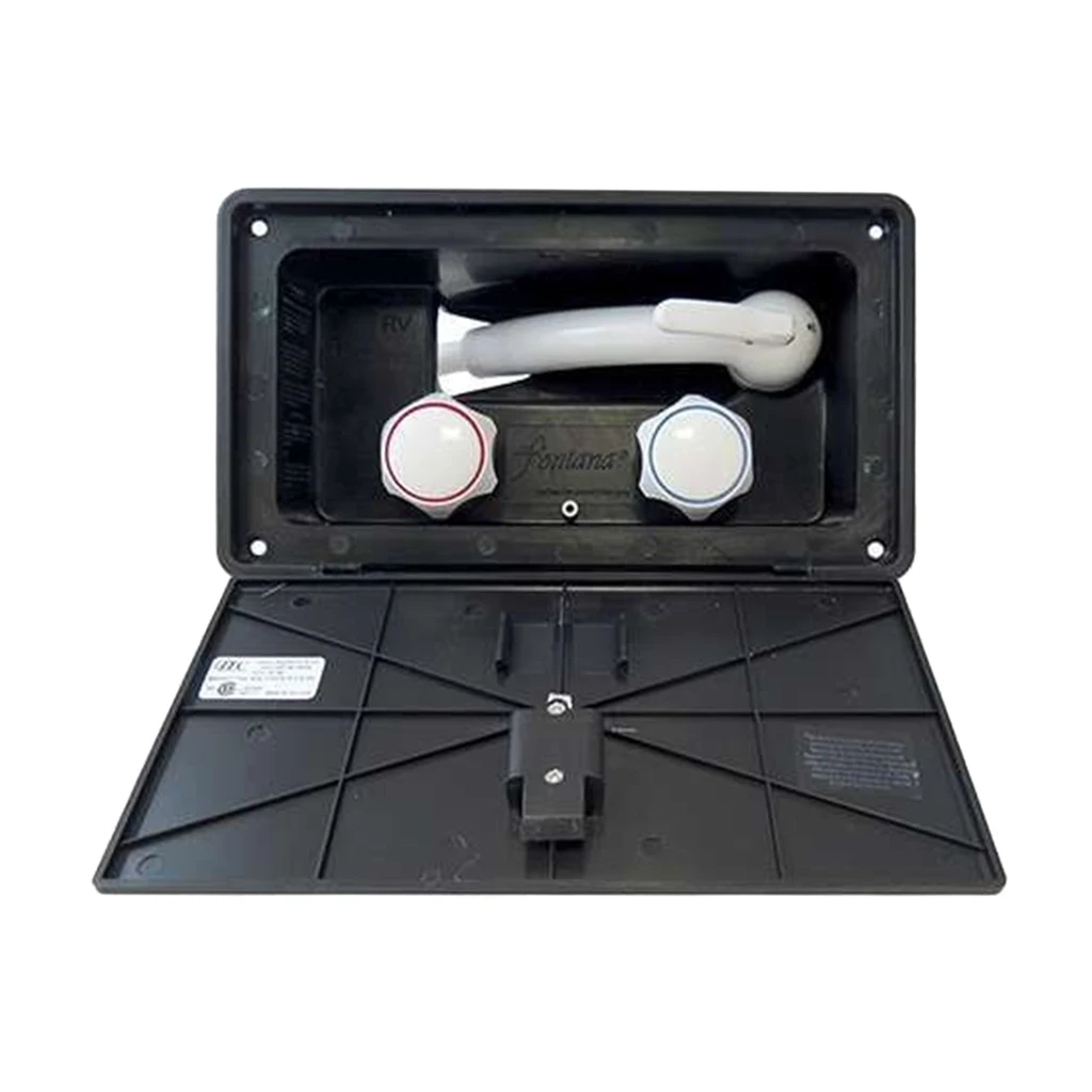 Черный наружный душевой бокс ручной держатель распылителя 97023 B|Морское